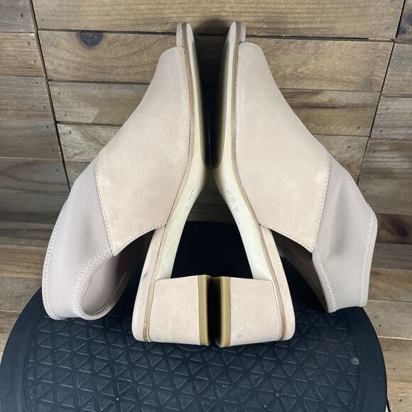 Eileen Fisher Women Size 8.5 Luca Sandal Latte Open Toe Pull On Heel Sandals - Picture 8 of 10